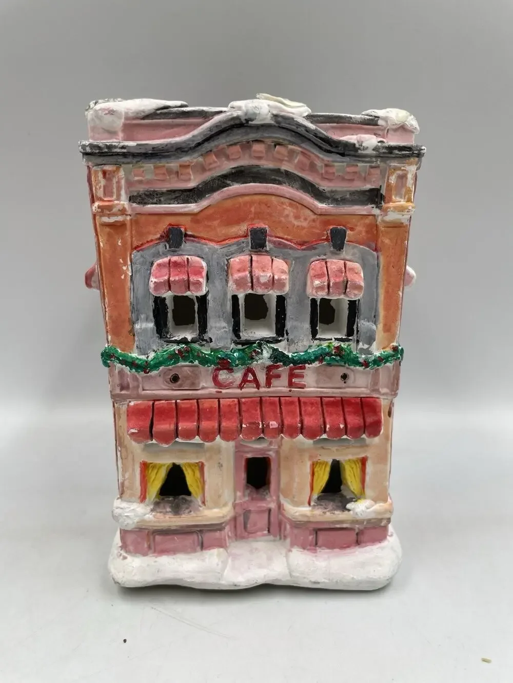 Vintage “Cafe” Christmas Village